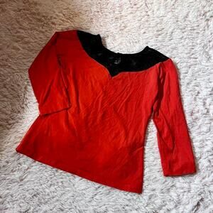 Spider Nights Vintage Spooky Halloween Pinup Retro Quirky Lace Jersey Blouse